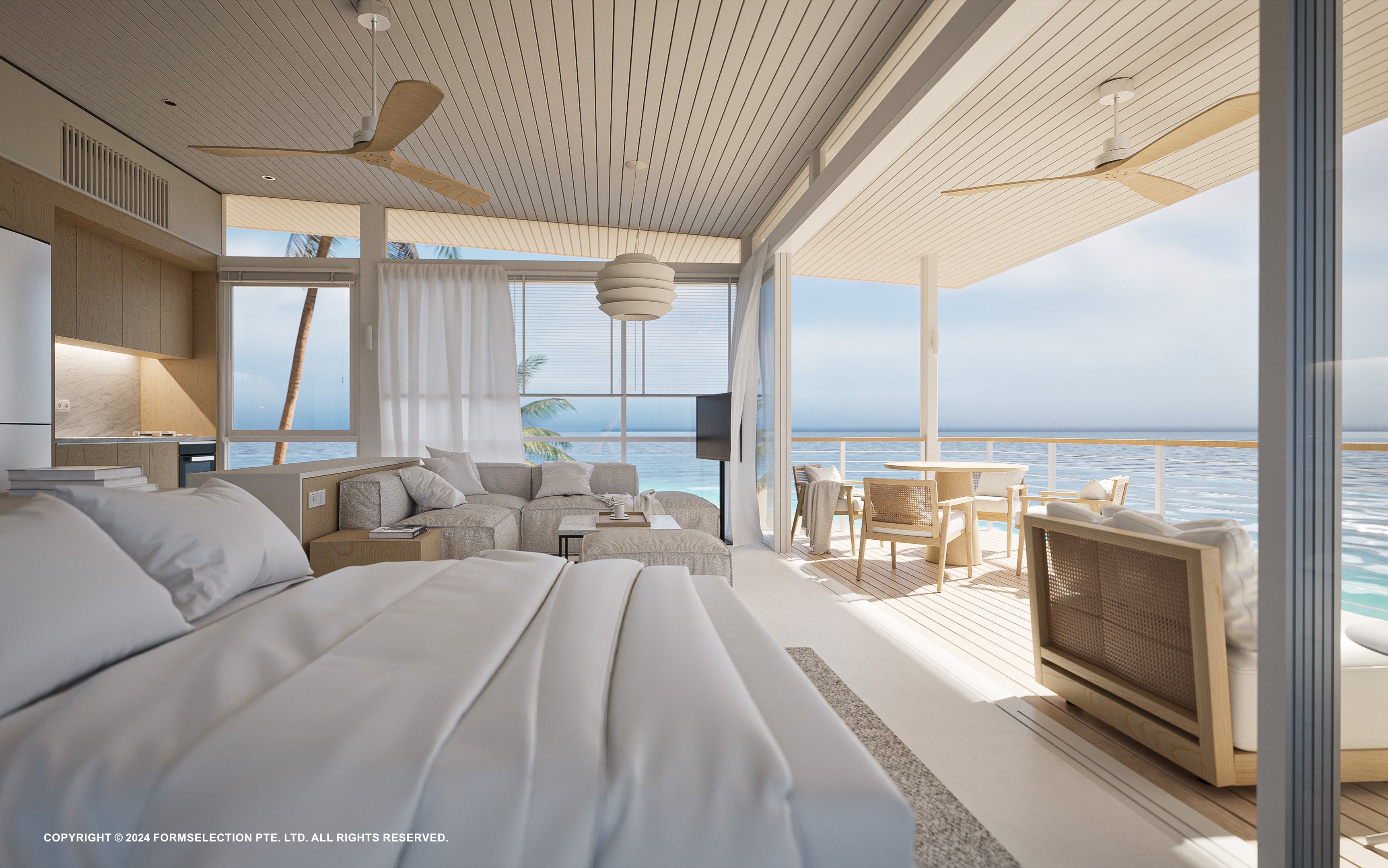 Seaside Retreat - Studio Suite with Guestroom and Pool